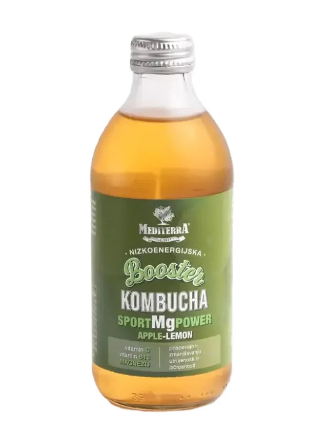 Kombucha Sport Mg Power, okus jabolko & limona