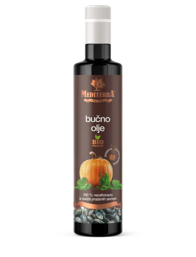 Bučno olje BIO* 500 ml pražena semena