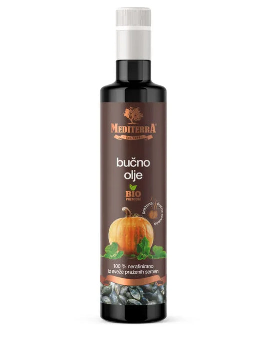 Bučno olje BIO* 500 ml pražena semena
