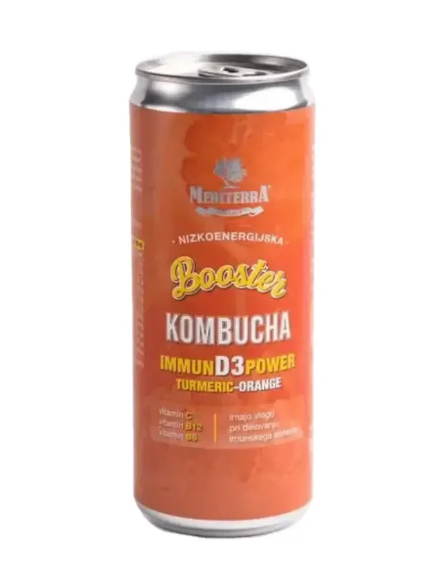 Kombucha Immun D3 Power pomaranča & kurkuma, ploč.