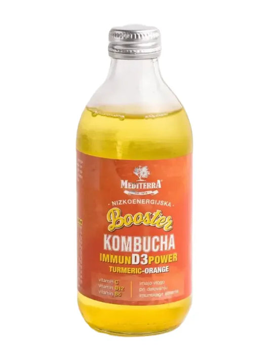 Kombucha Immun D3 Power pomaranča & kurkuma